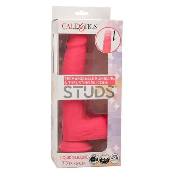 Ststück Realistischer Vibrator 10 Vibrationen Rosa von Calexotics | Fesselliebe.de