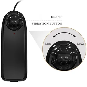 Bahamut Realistischer Vibrator 21,8 cm Flesh mit Fernbedienung von Baile