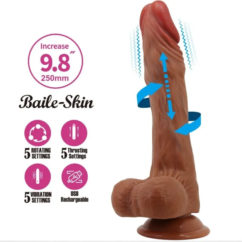 Calisto Realistischer Dildo 24 cm Hautfarben von Baile Vibrators | Fesselliebe.de