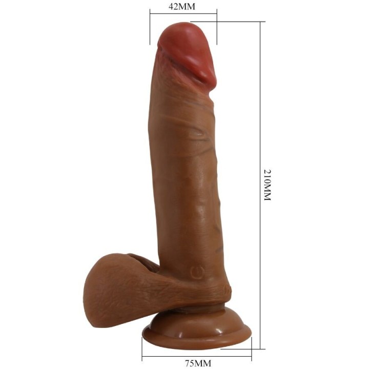 Abel Realistischer Dildo 21 cm Mulatte von Baile Vibrators | Fesselliebe.de