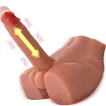 Realistischer Dildo-Masturbator mit Frontposition und Stossfunktion, 17,5 cm von Xise