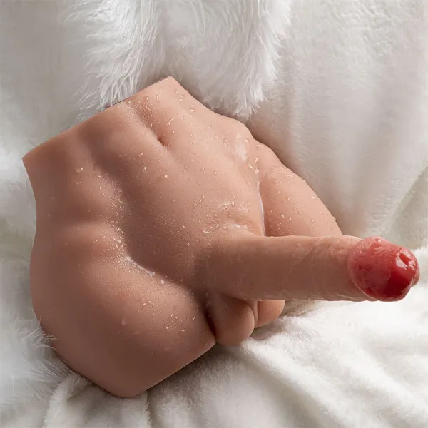 Realistischer Dildo-Masturbator mit Frontposition und Stossfunktion, 17,5 cm von Xise | Fesselliebe.de