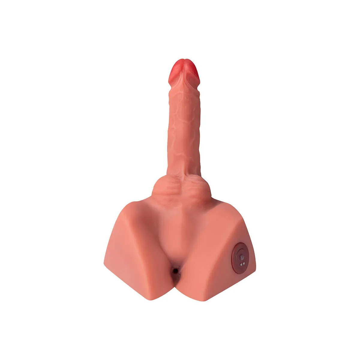 Michael Realistischer Dildo und Anusmasturbator mit Stossfunktion, 15 cm von Xise | Fesselliebe.de