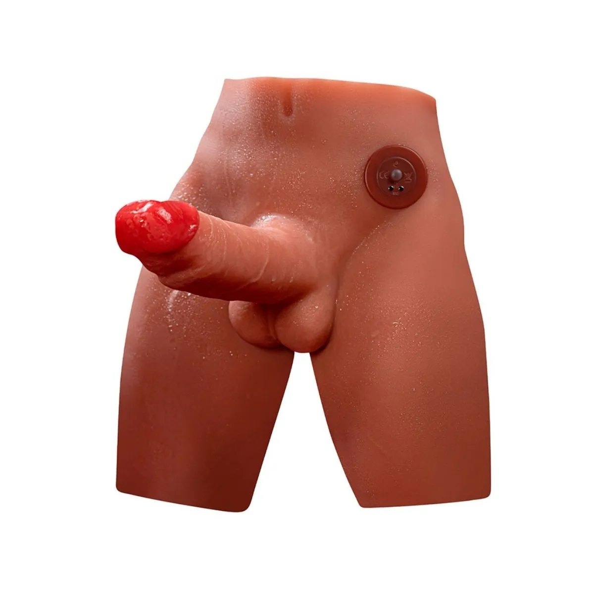 Jason Realistischer Dildo-Masturbator mit Stoss- und Vibrationsmöglichkeiten, 17 cm von Xise | Fesselliebe.de