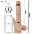 Realistischer Multifunktions-Redford mit Vibration und Auf- und Ab-Fernbedienung 23 cm – O – 3,5 cm von Mr, Intense