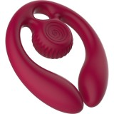 Gizi Duo Paarstimulator mit Fernbedienung Burgund von Snail Vibe | Fesselliebe.de