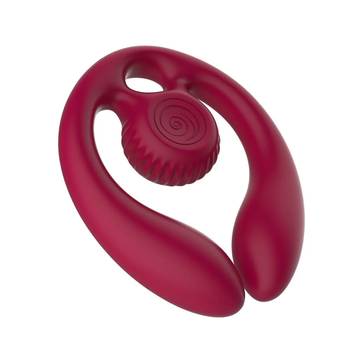 Gizi Duo Paarstimulator mit Fernbedienung Burgund von Snail Vibe | Fesselliebe.de