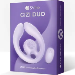 Gizi Duo Paarstimulator mit Fernbedienung Lila von Snail Vibe
