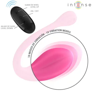 Janice U Vibrator Doppelstimulation 10 Vibrationen Rosa mit Fernbedienung von Intense Couples Toys