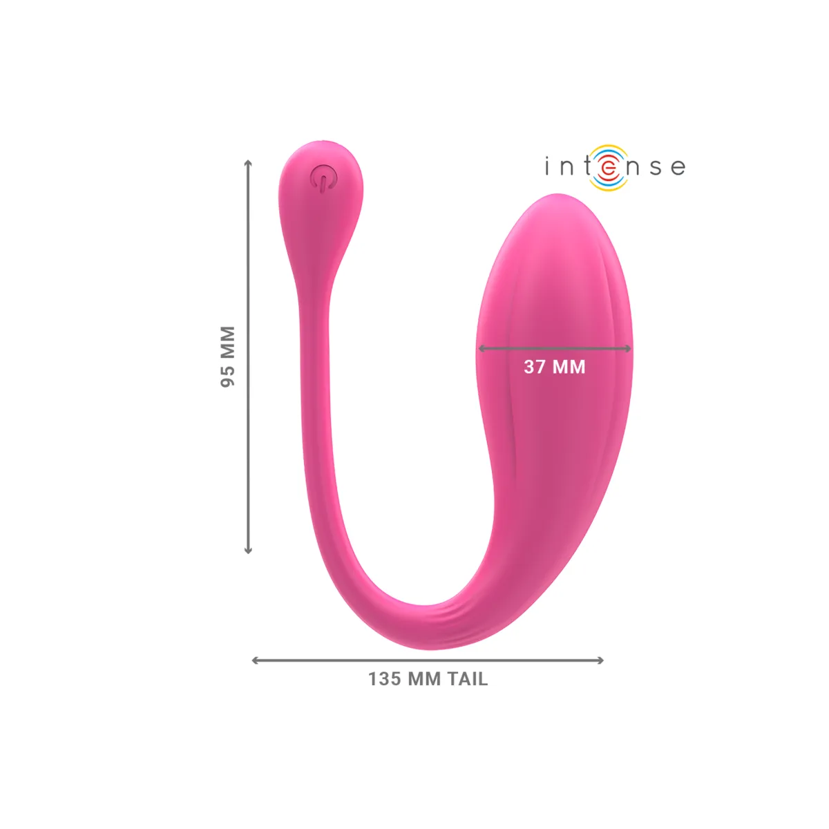 Janice U Vibrator Doppelstimulation 10 Vibrationen Rosa mit Fernbedienung von Intense Couples Toys | Fesselliebe.de