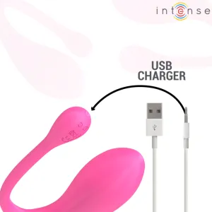 Janice U Vibrator Doppelstimulation 10 Vibrationen Rosa mit Fernbedienung von Intense Couples Toys