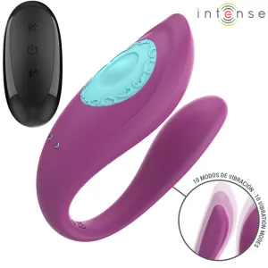 Annie U-Förmiger Vibrator und Stimulator Lila mit Fernbedienung von Intense Couples Toys