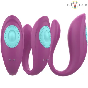 Annie U-Förmiger Vibrator und Stimulator Lila mit Fernbedienung von Intense Couples Toys