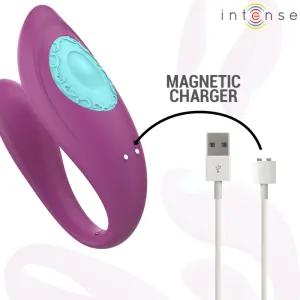 Annie U-Förmiger Vibrator und Stimulator Lila mit Fernbedienung von Intense Couples Toys