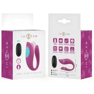 Annie U-Förmiger Vibrator und Stimulator Lila mit Fernbedienung von Intense Couples Toys