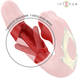 Nathy Doppelvibrator mit Multifunktions-Stimulierender Mund Rot von Intense Fun | Fesselliebe.de
