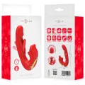 Nathy Doppelvibrator mit Multifunktions-Stimulierender Mund Rot von Intense Fun