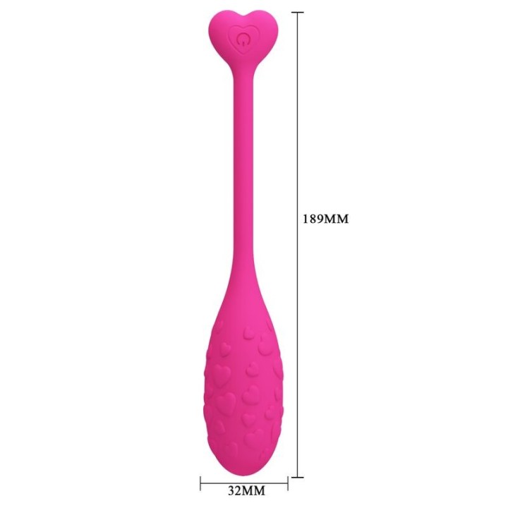 App-Gesteuertes Rosa Fisher-Vibrations-Ei von Pretty Love Smart | Fesselliebe.de