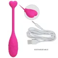 App-Gesteuertes Rosa Fisher-Vibrations-Ei von Pretty Love Smart
