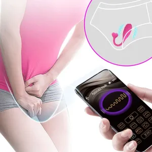 App-Gesteuertes Rosa Fisher-Vibrations-Ei von Pretty Love Smart