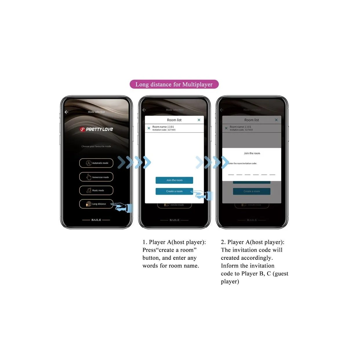 Billy Vibrationsfernbedienung Lila Kostenlose App von Pretty Love | Fesselliebe.de