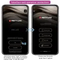 Billy Vibrationsfernbedienung Lila Kostenlose App von Pretty Love