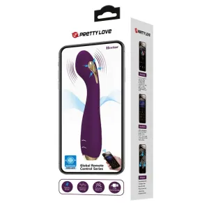 Hector Electroshock Vibrator Per App-Steuerung Lila von Pretty Love High Grade