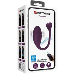 Fisherman App-Gesteuertes Vibrierendes Ei Lila von Pretty Love Smart