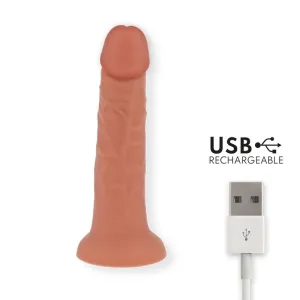 Mittlerer Bogotá-Vibratordildo mit 9 Geschwindigkeiten natürlich 20 cm -O- 4,2 cm - Kostenlose App von Oninder