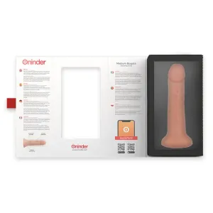 Mittlerer Bogotá-Vibratordildo mit 9 Geschwindigkeiten natürlich 20 cm -O- 4,2 cm - Kostenlose App von Oninder