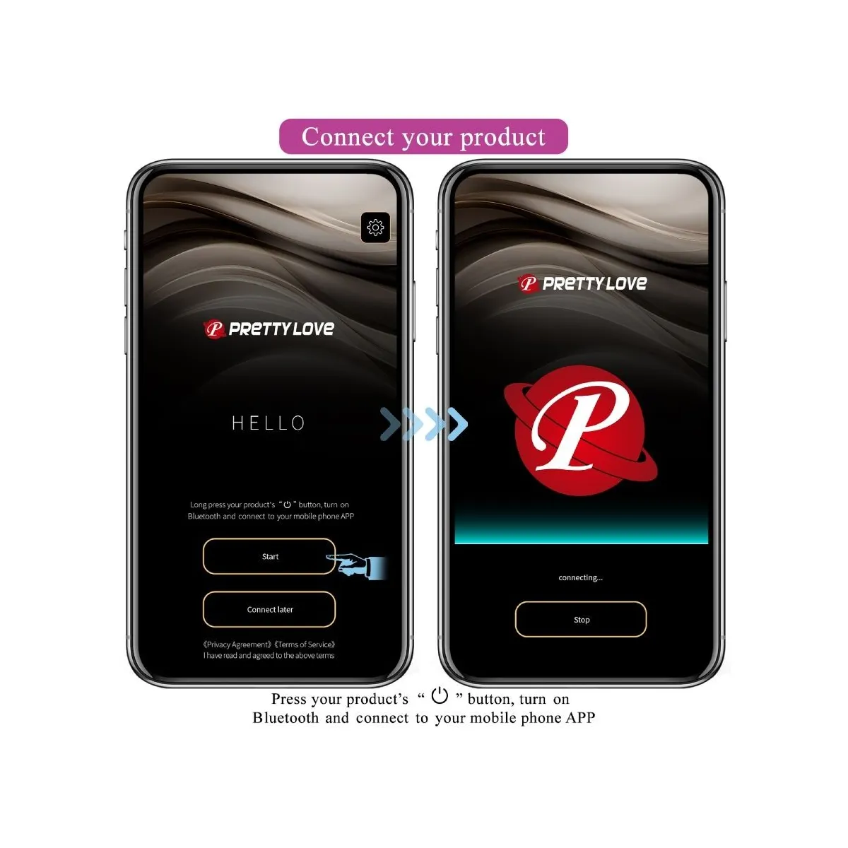 Leviathan App-Gesteuerter Vibrator Lila von Pretty Love Smart | Fesselliebe.de