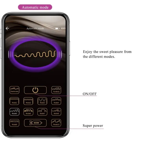 Leviathan App-Gesteuerter Vibrator Lila von Pretty Love Smart | Fesselliebe.de