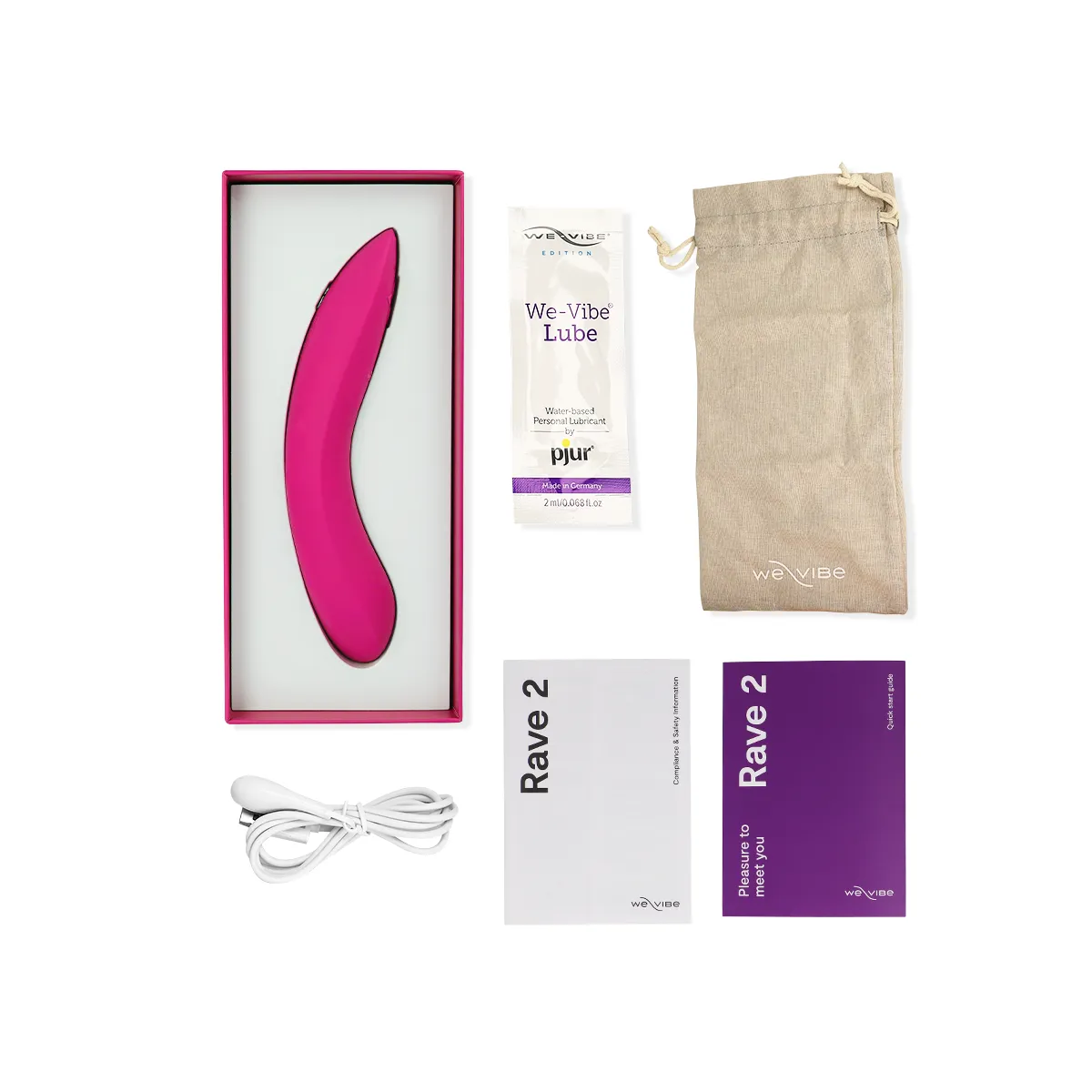 Rave 2 G-Spot-Vibrator Rosa von We-Vibe | Fesselliebe.de