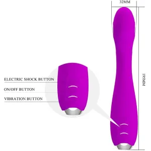 Hector Elektroschock-Vibrator Kostenlose App Violett von Pretty Love Flirtation