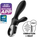 Heat Climax+ Anal Vibrator App Schwarz von Satisfyer Connect