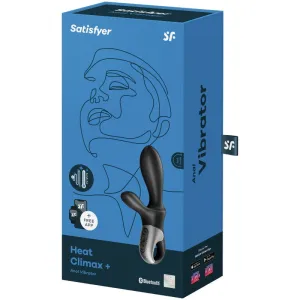 Heat Climax+ Anal Vibrator App Schwarz von Satisfyer Connect