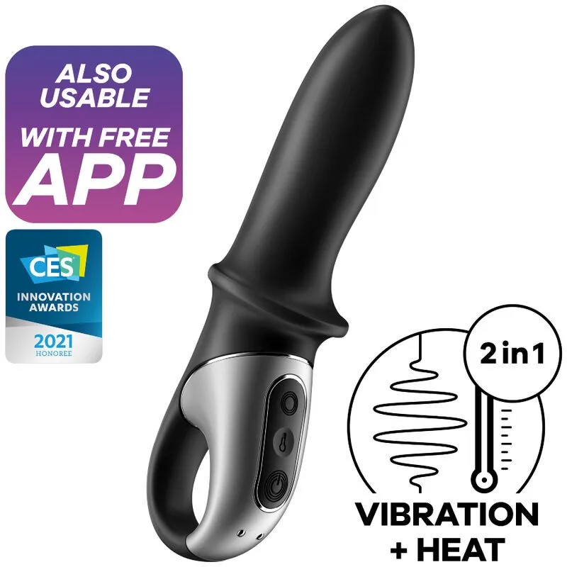 Hot Passion Anal Vibrator App Schwarz von Satisfyer Connect | Fesselliebe.de