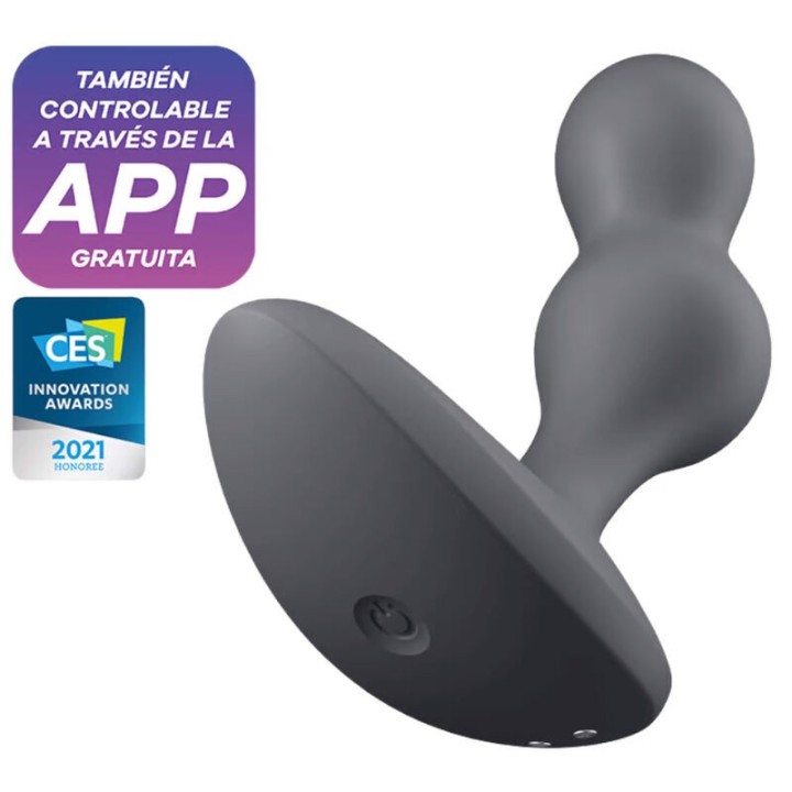 Deep Diver Vibrating Plug App Grau von Satisfyer Connect | Fesselliebe.de