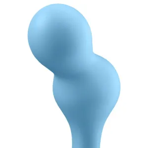 Deep Diver Vibrating Plug App Blau von Satisfyer Connect