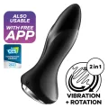 Rotator Plug 1+ Vibrierende Plugapp Schwarz von Satisfyer Connect