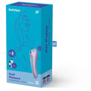 Dual Pleasure Air Pulse Vibrator Mauve von Satisfyer Connect