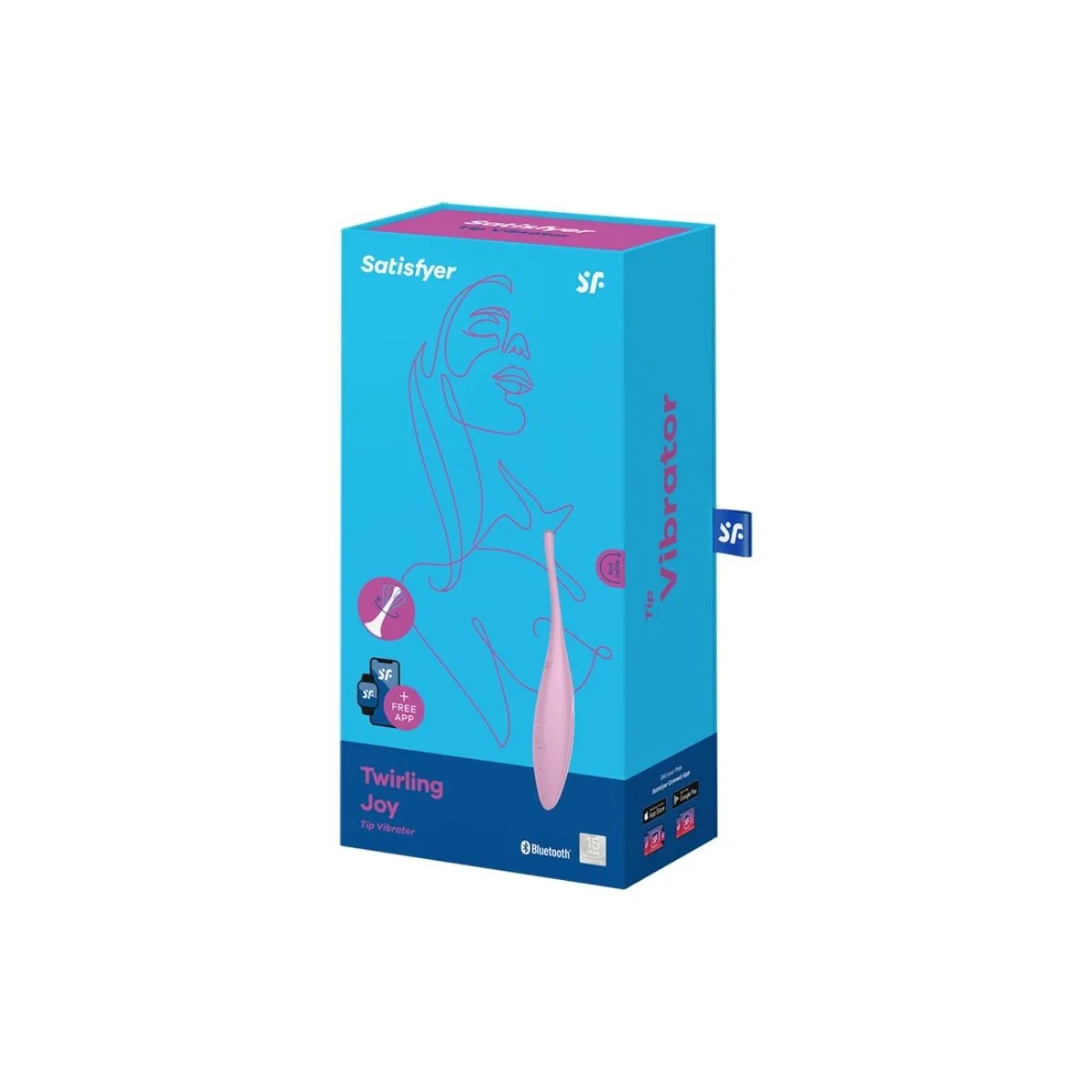Twirling Joy Clit Tip Vibrator Rosa von Satisfyer Connect | Fesselliebe.de