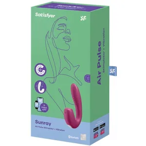 Sunray Stimulator und Vibrator App Rot von Satisfyer Connect