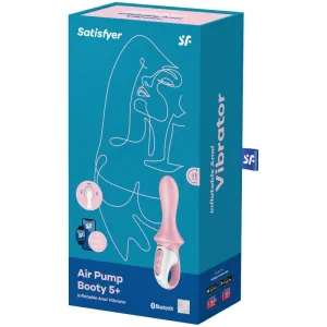 Air Pump Booty 5+ aufblasbarer Analvibrator Rosa von Satisfyer Connect