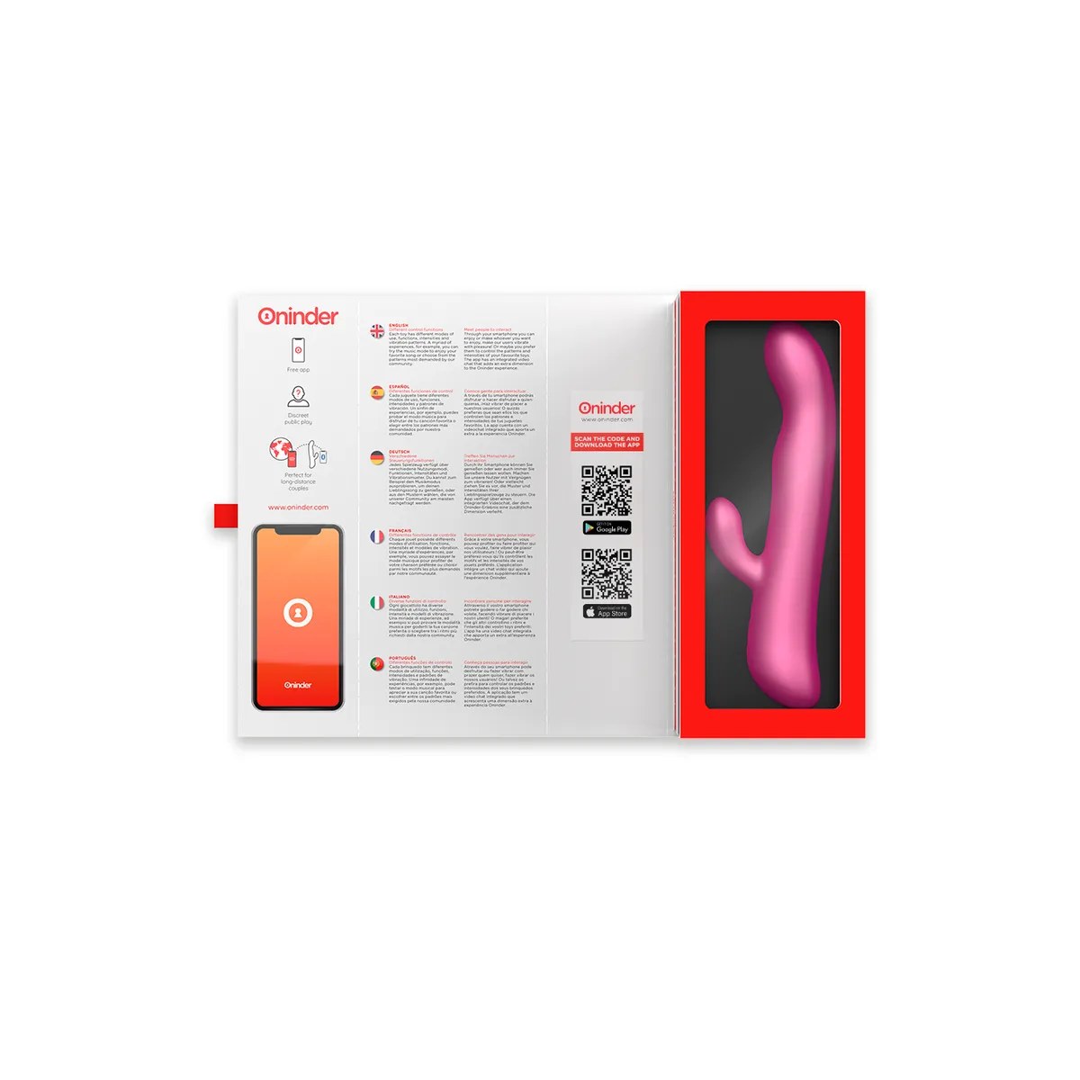 Oslo Vibration & Rotation Rosa - Kostenlose App von Oninder | Fesselliebe.de