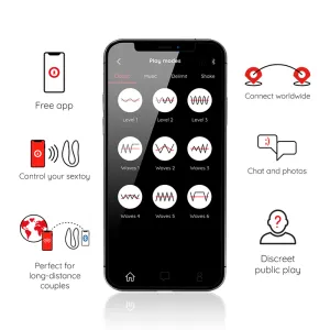Lisboa G-Spot- und Klitoralstimulator Rosa - Kostenlose App von Oninder