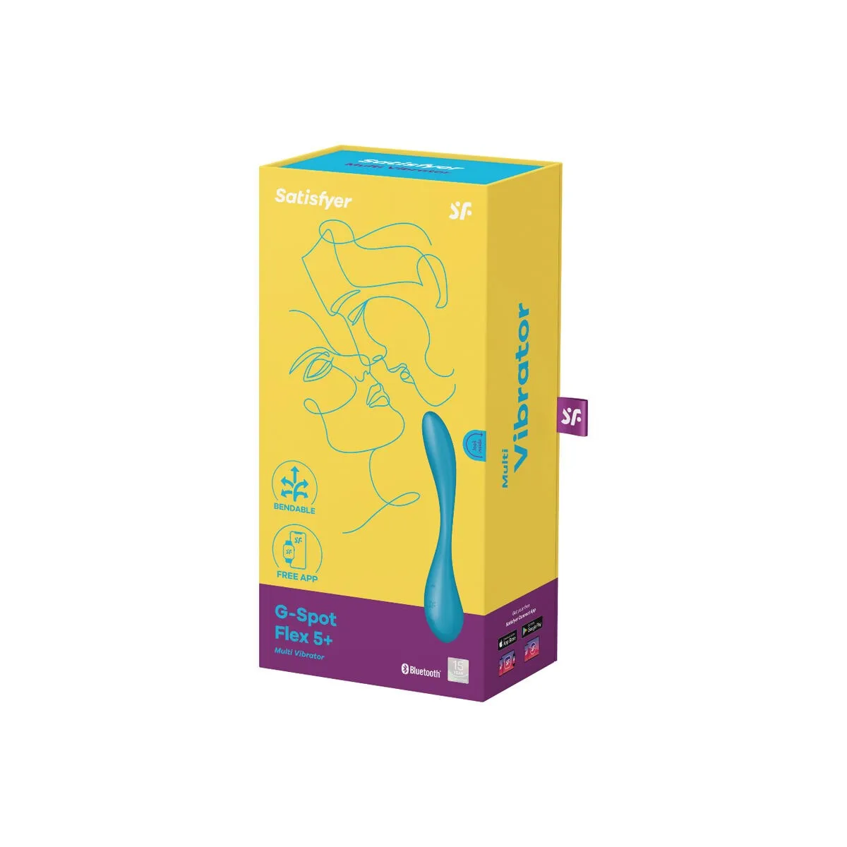 G-Spot Flex 5 Multivibrator Blau von Satisfyer Vibrator | Fesselliebe.de