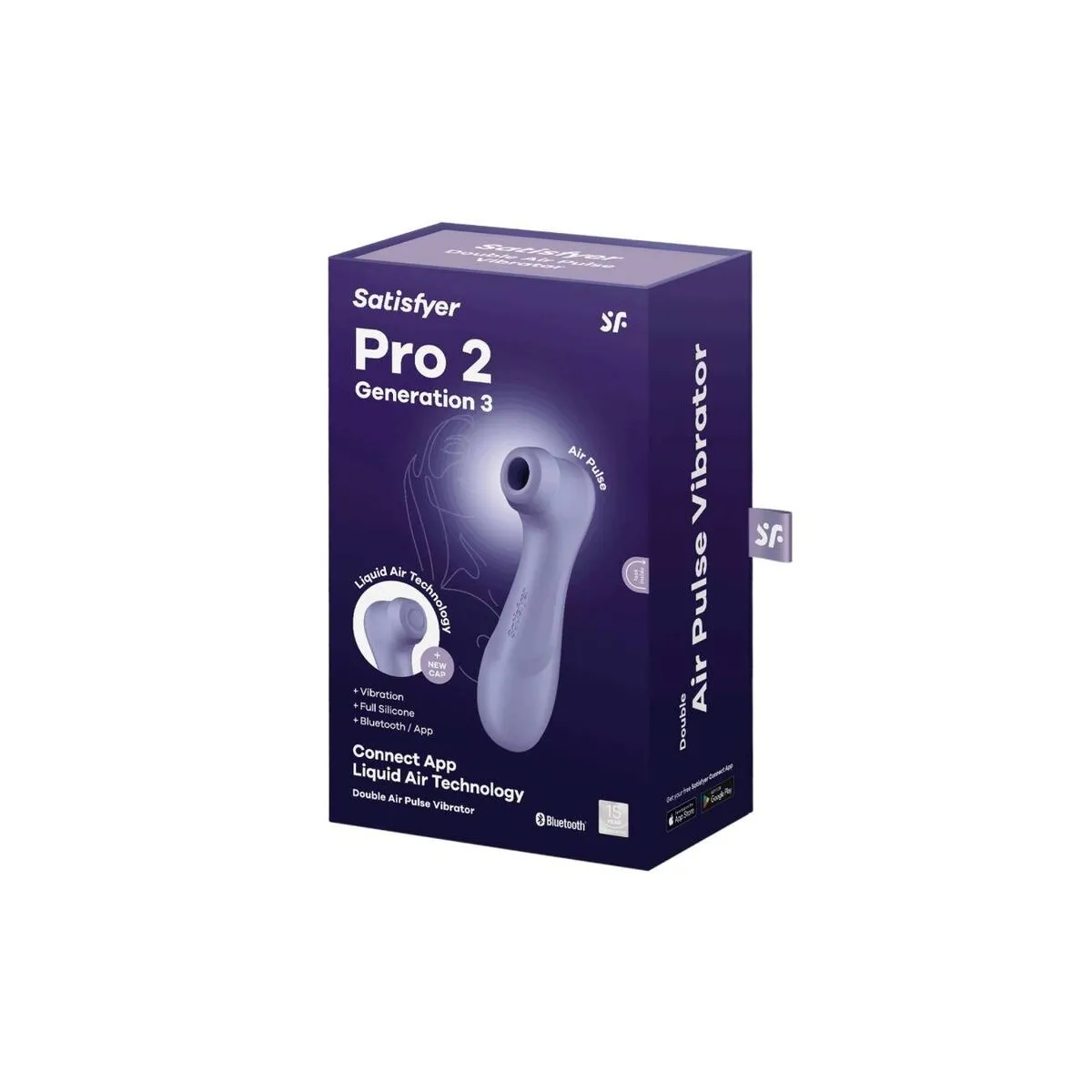 Pro 2 Generation 3 Lilac Bluetooth & App von Satisfyer Air Pulse | Fesselliebe.de