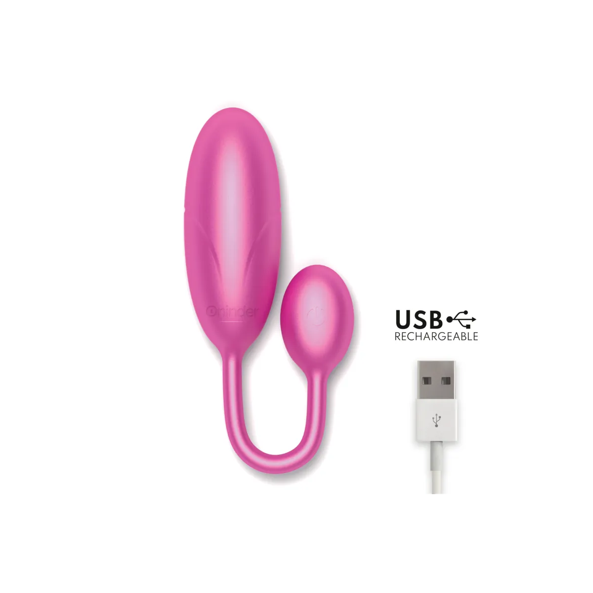 Denver Vibrationsei Rosa 7 X 2,7 cm Kostenlose App von Oninder | Fesselliebe.de