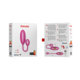 Denver Vibrationsei Rosa 7 X 2,7 cm Kostenlose App von Oninder | Fesselliebe.de